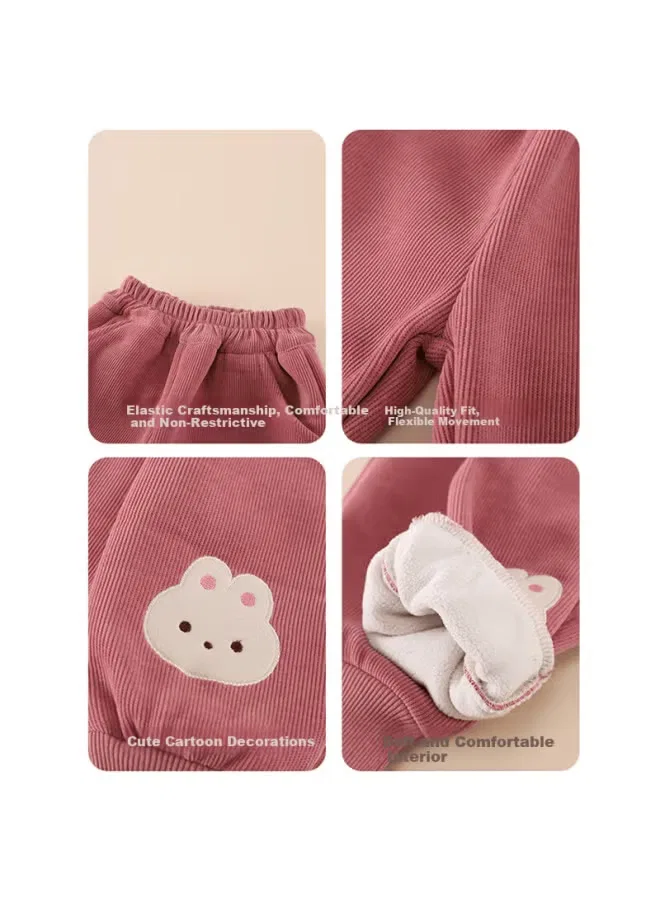 Штаны утепленные детские джоггеры Babyprints, абрикосовый — фото 4