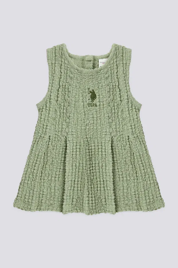 Детское платье для девочек без рукавов U.S. Polo Assn., Green