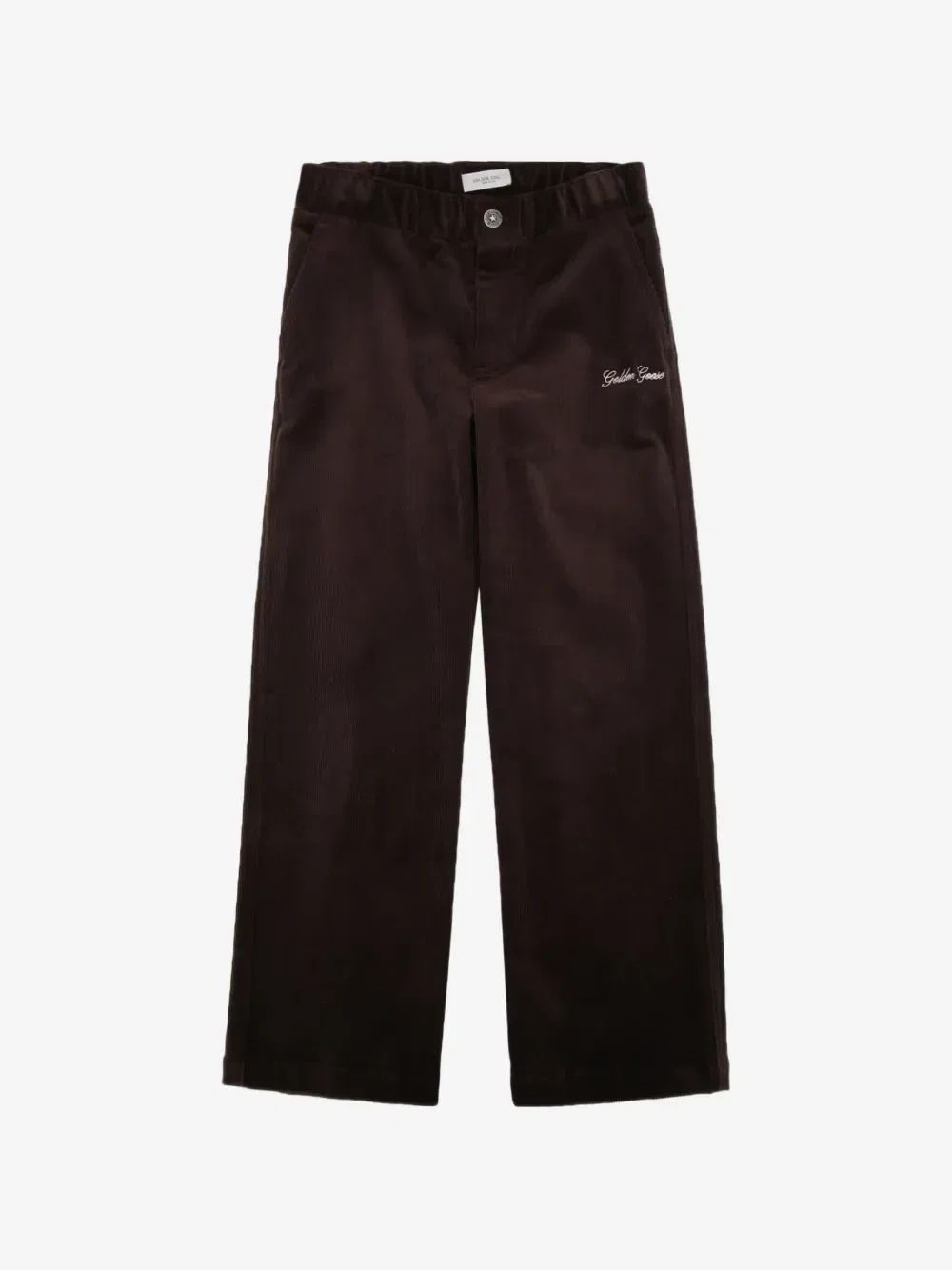 Вельветовые брюки Journey Golden Goose Kids, коричневый