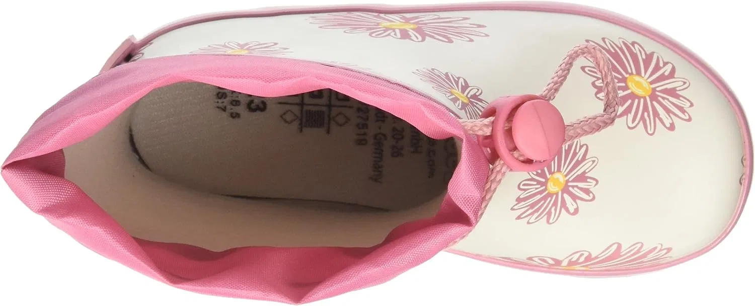 Детские сапоги-веллингтоны для мальчиков Playshoes, Pink Daisy — фото 3