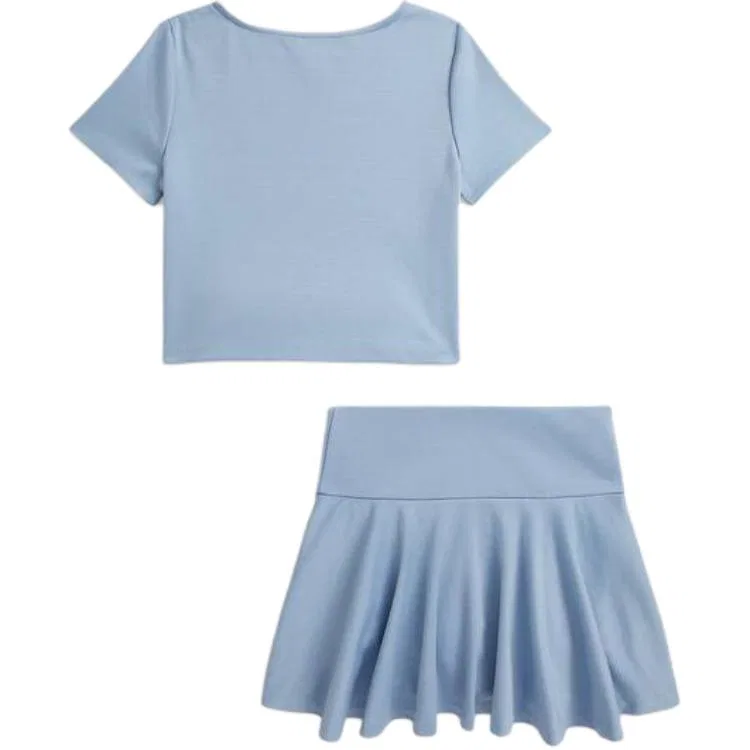Детский спортивный костюм с круглым вырезом Polo Ralph Lauren, Blue — фото 3