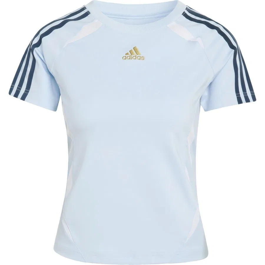 Футболка с принтом Teamgeist adidas, Сине-белый — фото 3