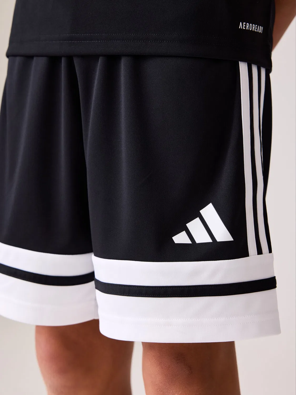 Шорты Squadra 25 adidas, черно-белые — фото 3
