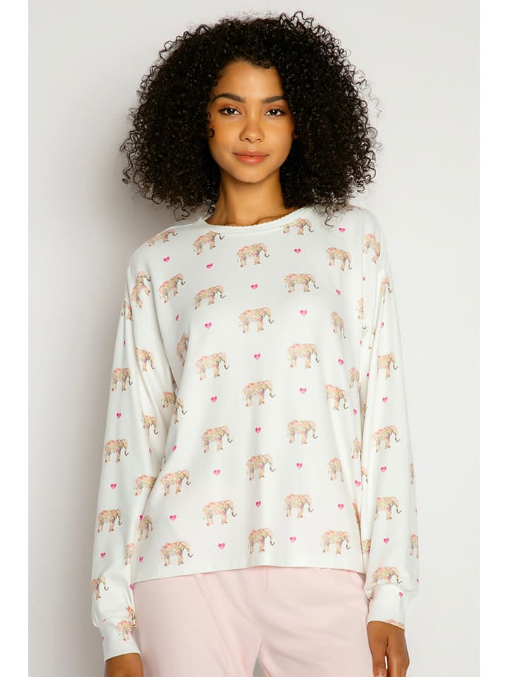 

Верх пижамы PJ Salvage Pyjama-Oberteil, белый