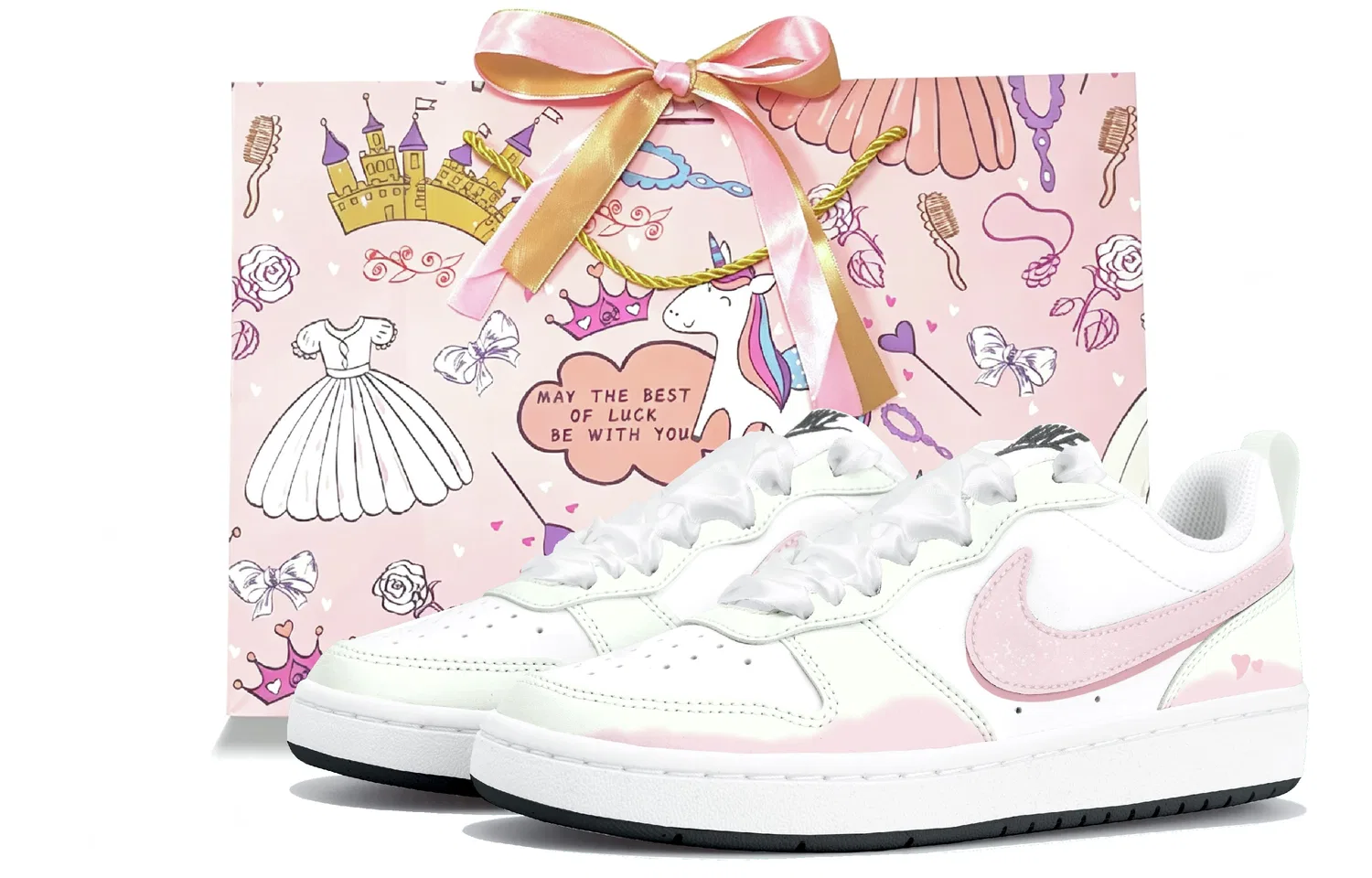 Кеды для скейтбординга Court Borough, Nike, Pink