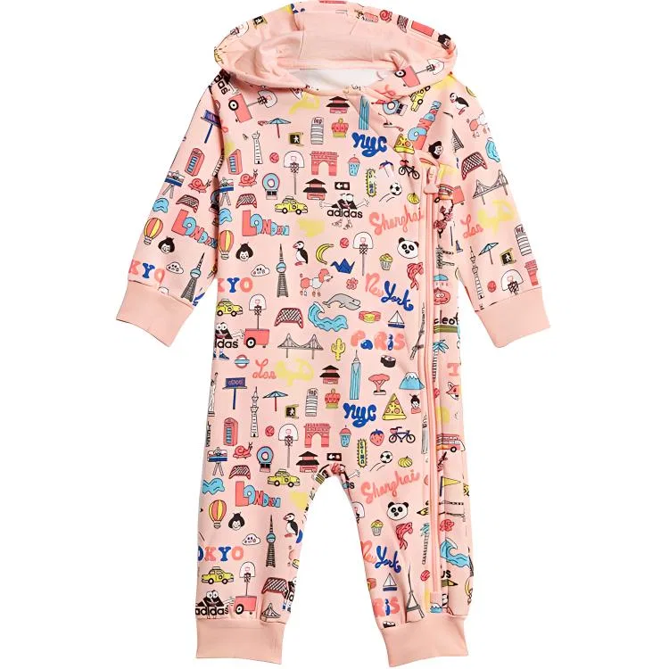 Детский комбинезон для девочек Adidas, Pink