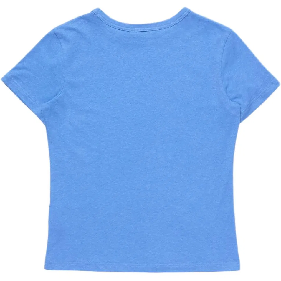 Женская футболка с круглым вырезом с длинным рукавом Acne Studios, Blue — фото 3