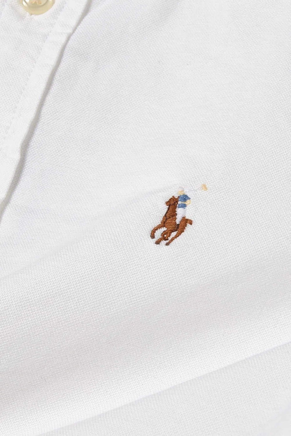Рубашка на пуговицах хлопковая Logo Button-down Shirt Polo Ralph Lauren — фото 3