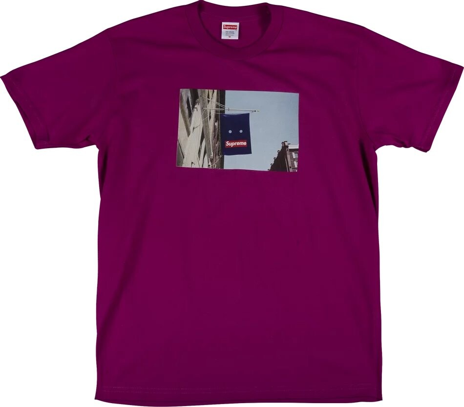 

Футболка Supreme Banner, фиолетовый