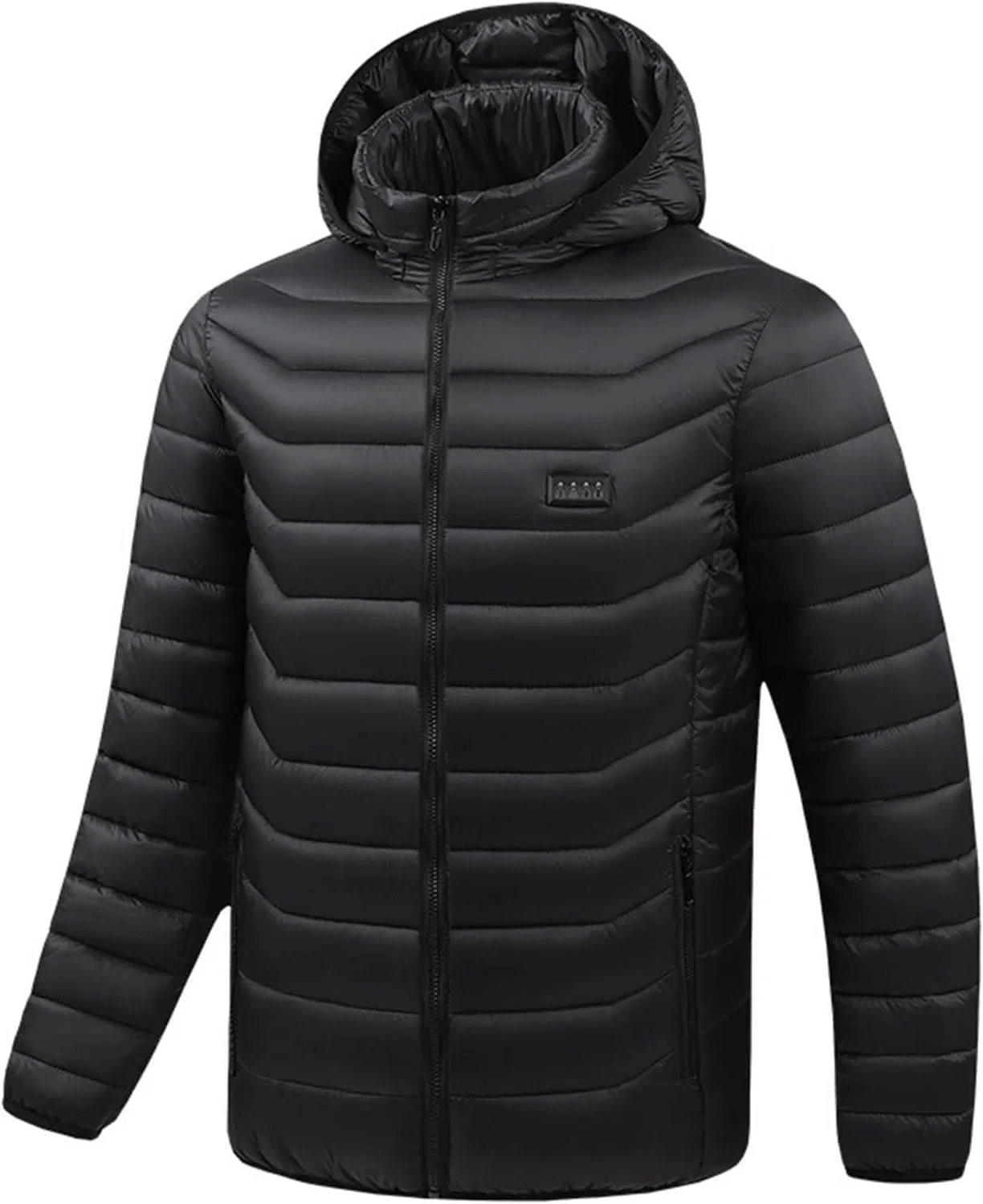 Мужская куртка с подогревом, легкая, модель Soft Shell Heated, чёрный