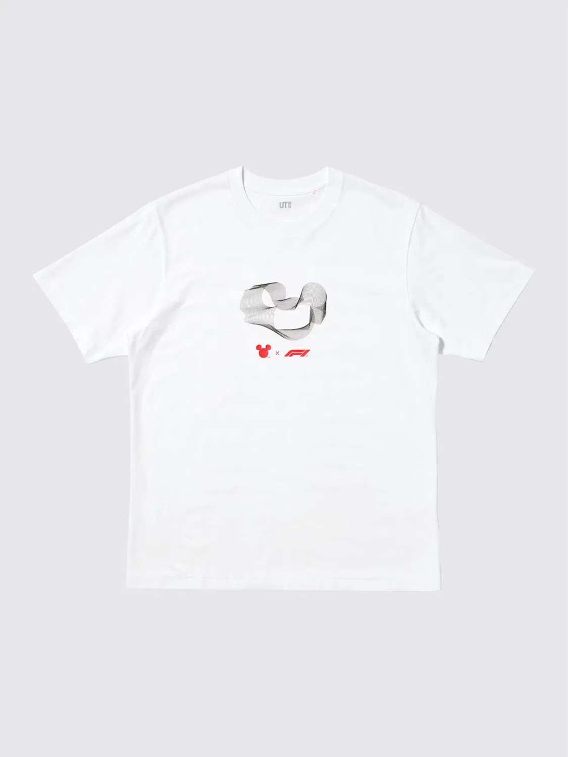 Футболка с принтом Disney x F1 Uniqlo, белый — фото 3