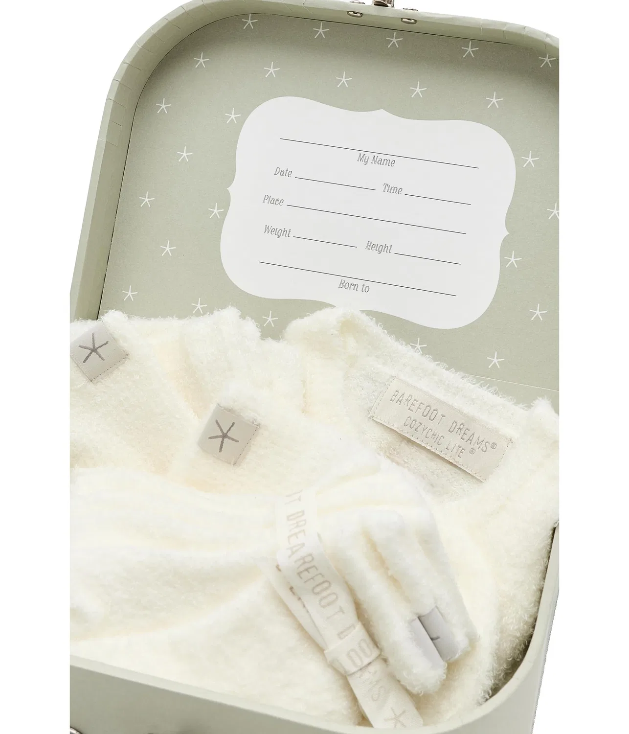 Набор Cozychic Lite для новорожденных (младенцев) Barefoot Dreams Kids, Pearl — фото 3