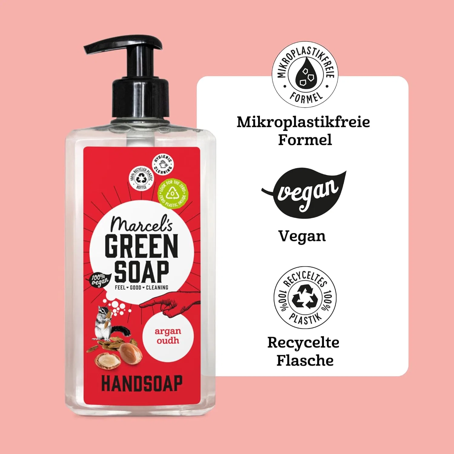 Жидкое мыло для рук Argan & Oudh, Marcel's Green Soap, 250 мл — фото 4