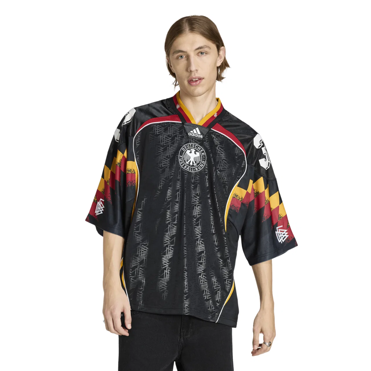 Мужская футболка Германия World Cup '26 H Jersey Adidas, цвет Black/Multi