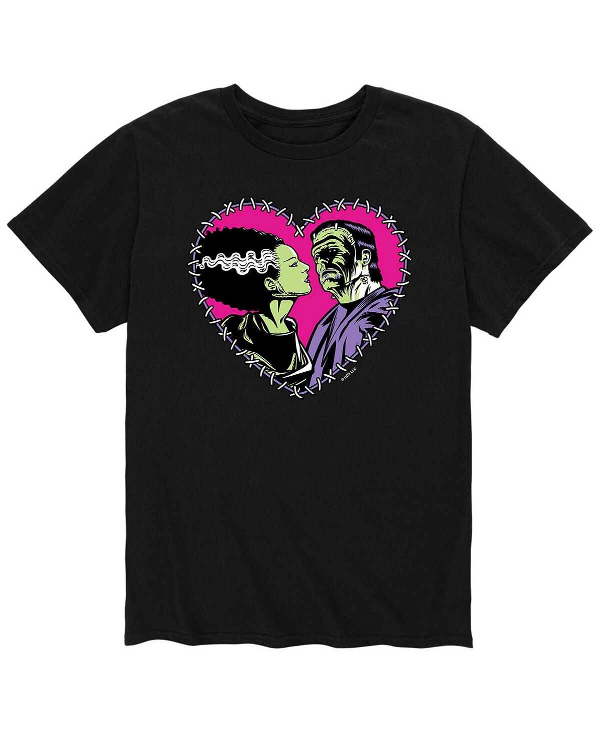 

Мужская футболка universal classic monster heart AIRWAVES, черный