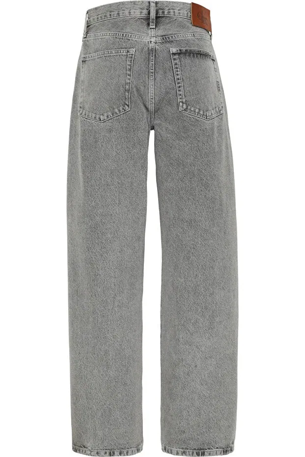 Женские джинсы широкие Calvin Klein, Gray — фото 3