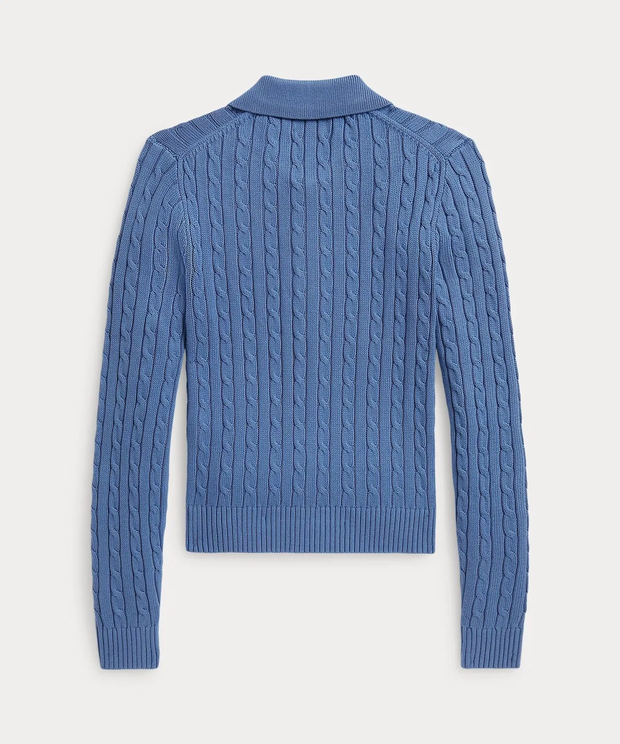 Женский хлопковый кардиган с длинным рукавомPOLO RALPH LAUREN, Синий — фото 2