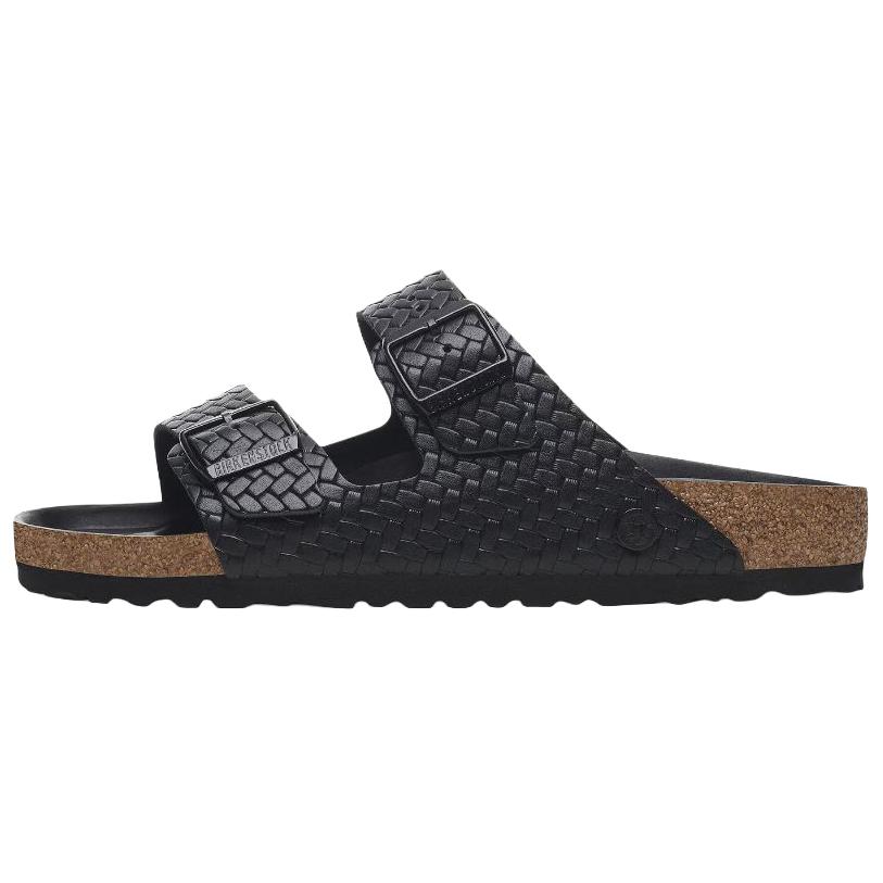 Birkenstock Тапочки-слайды Arizona Rivet Logo EVA с износостойким покрытием, унисекс, черного цвета, свободного кроя
