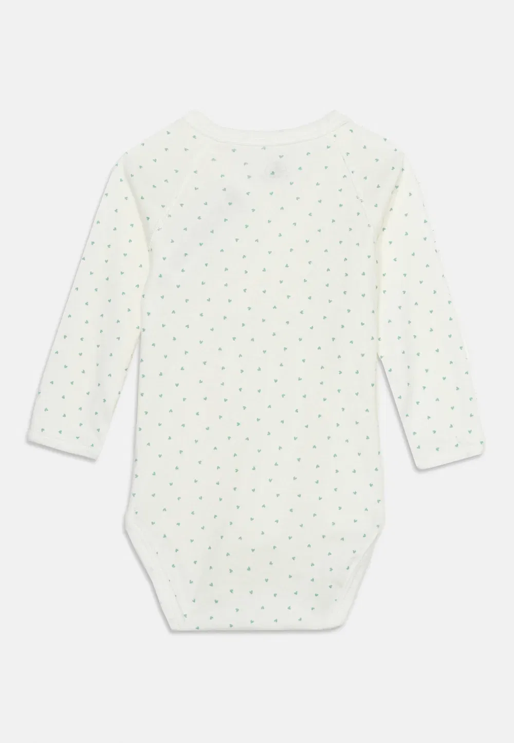 Комплект из 3 боди унисекс Petit Bateau, Green/White — фото 2