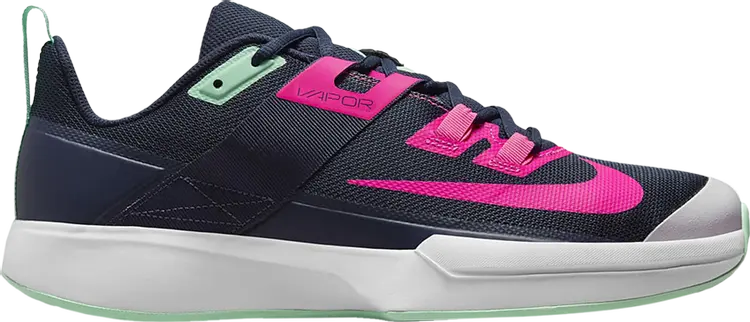 

Кроссовки Nike NikeCourt Vapor Lite 'Obsidian Hyper Pink', синий