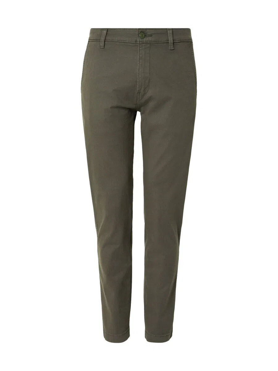 Брюки-чиносы LEVI'S зауженного кроя 'XX CHINO STD II' оливкового цвета