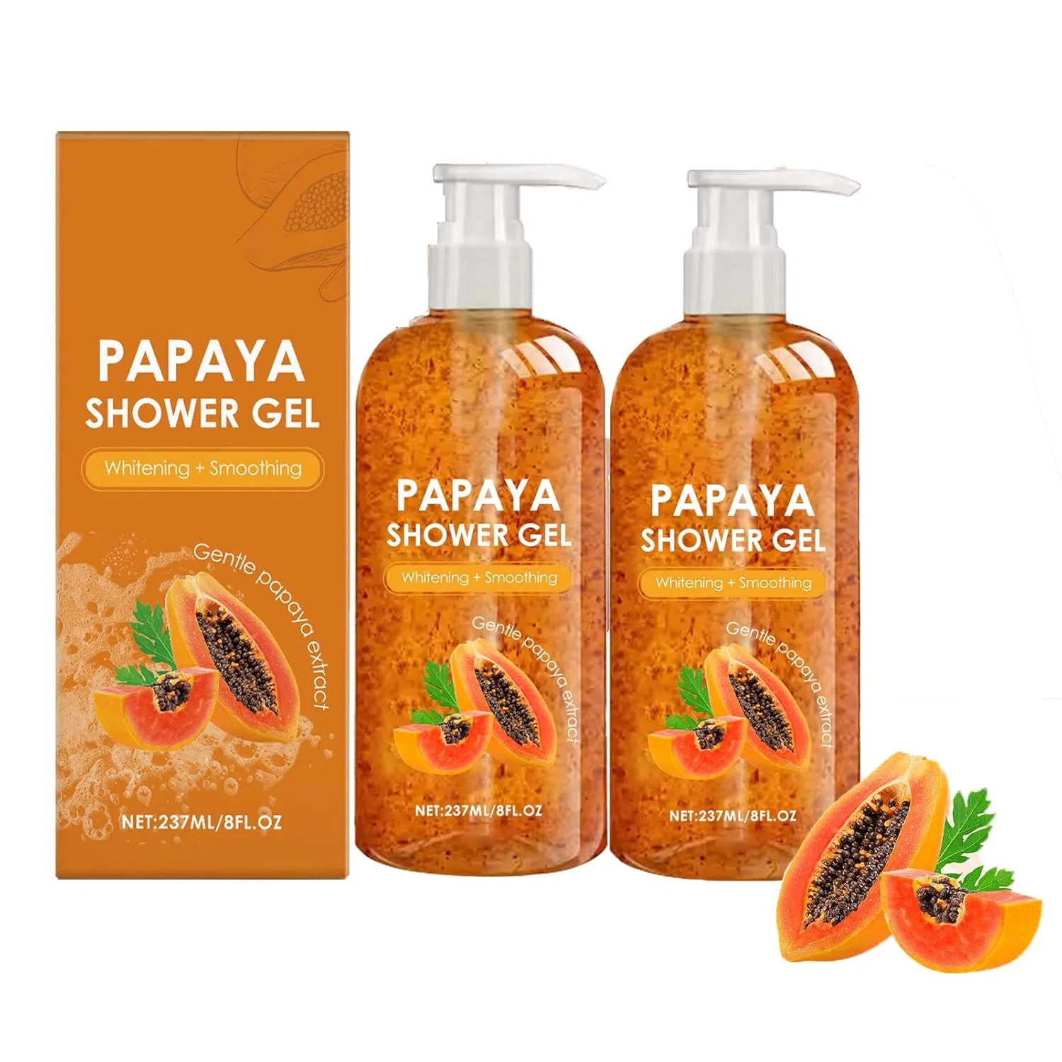 Душ-гель Papaya, LinBomZony, 2 шт, 237 мл, 2 STÜCKE