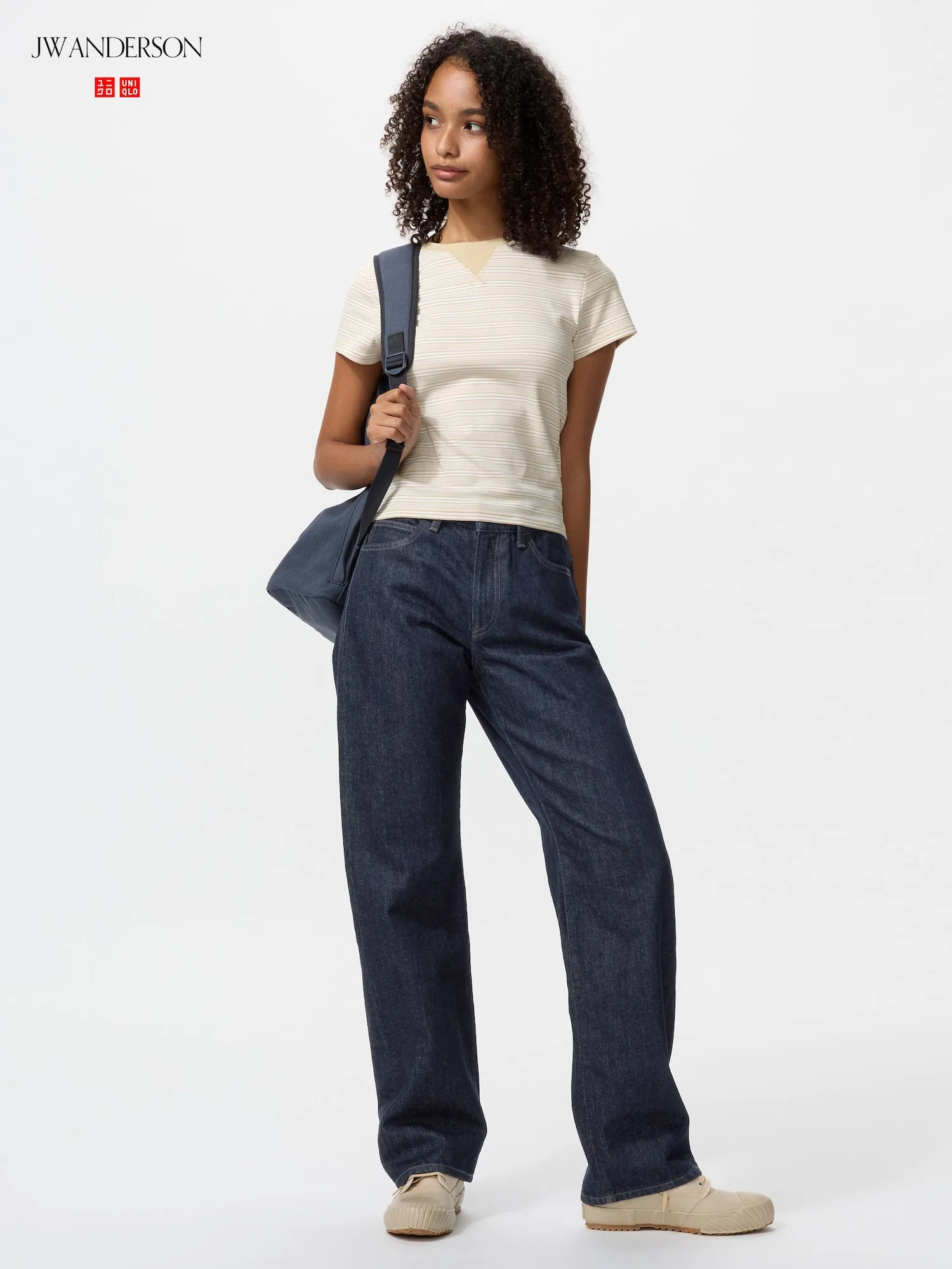 Джинсы Uniqlo x JW Anderson Straight Long, 69 темно-синий