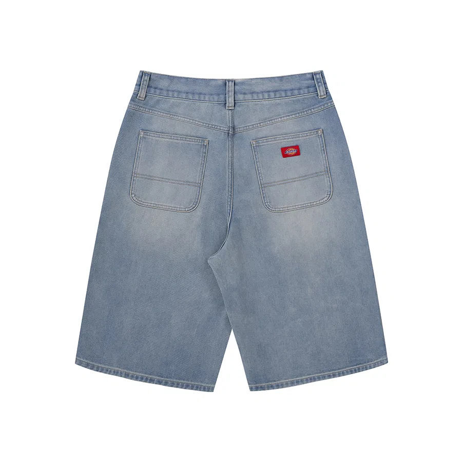 Детские джинсовые шорты Dickies, Dirty Wash Blue — фото 3
