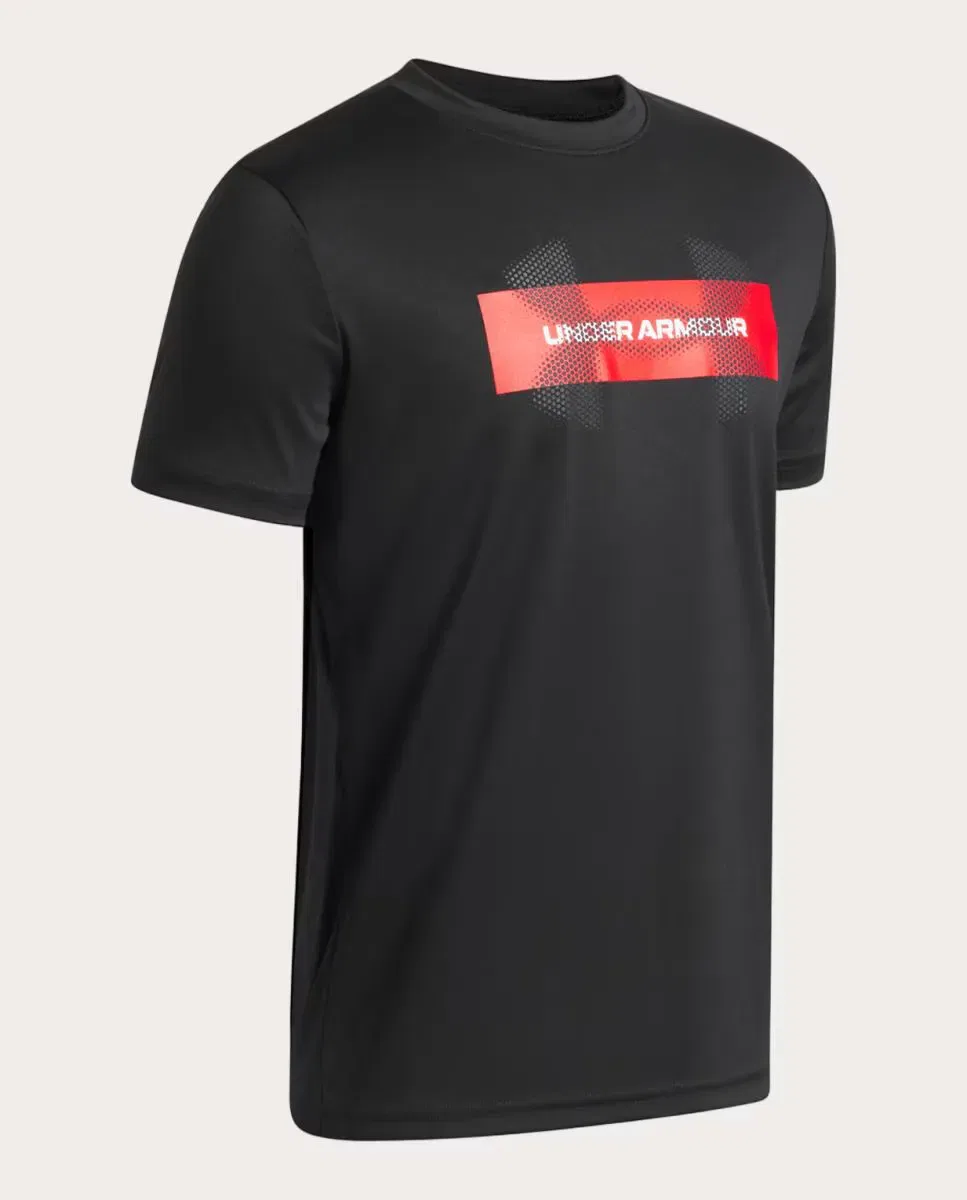 Детская футболка для мальчиков с принтом UA B Tech Graphic New 2 Under Armour, Negro — фото 3