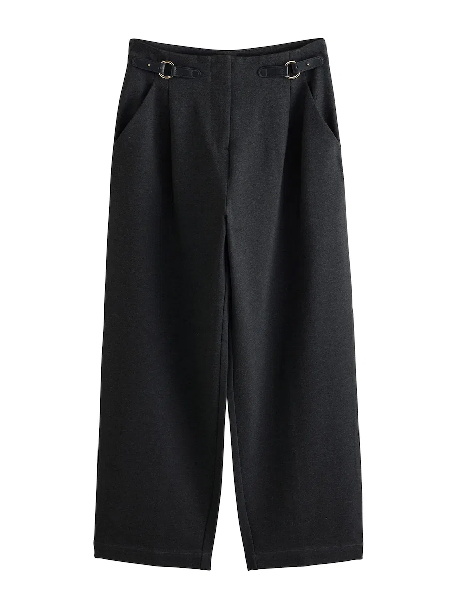 Брюки Next Barrel Pleat-Front 'N. Premium' цвета антрацит