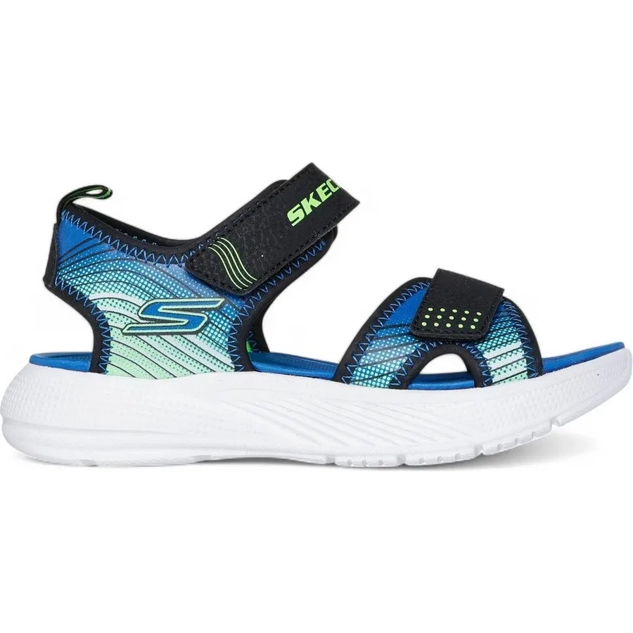 Сандалии спортивные с открытым носом Microspec-Splash Skechers, Черный
