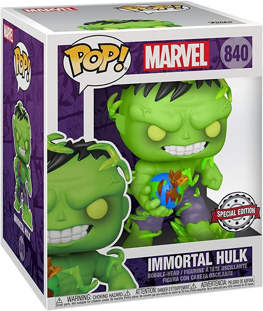 

Фигурка Funko POP! Marvel Super Heroes: The Immortal Hulk, Зеленый, Фигурка Funko POP! Marvel Super Heroes: The Immortal Hulk