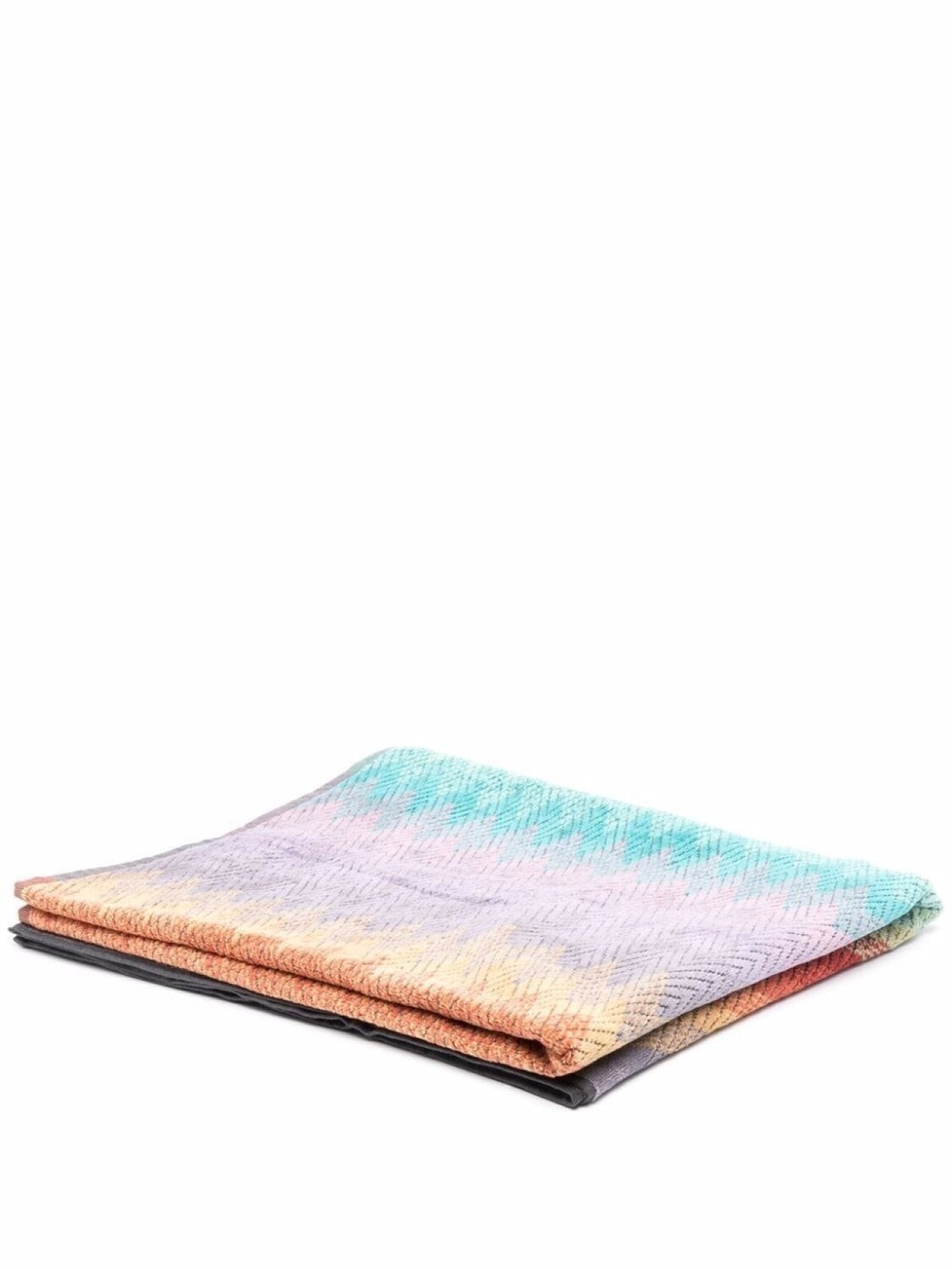 

Missoni Home пляжное полотенце с узором зигзаг, оранжевый