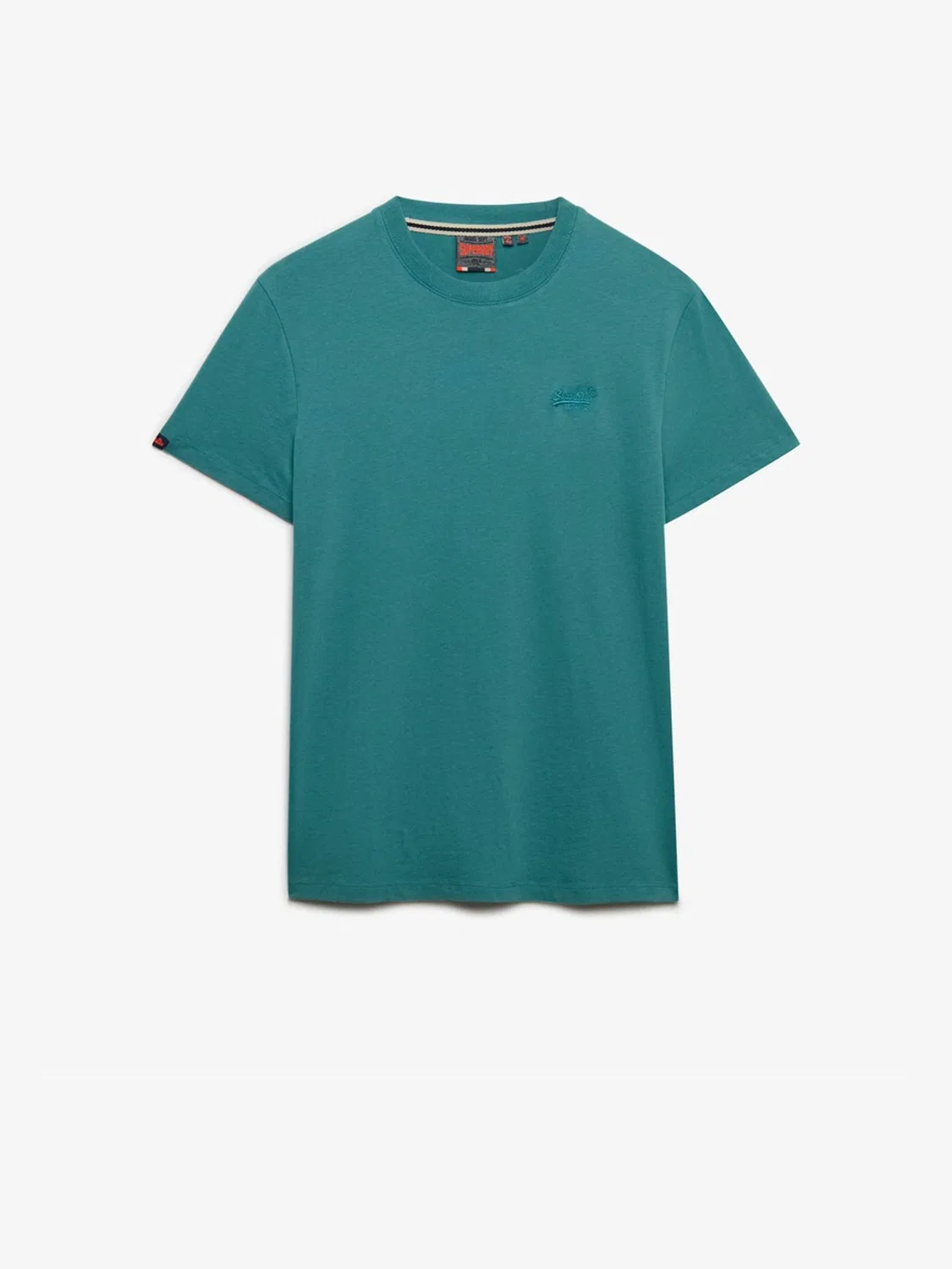 Футболка с вышивкой логотипа, Essential Superdry, Teal Blue — фото 4