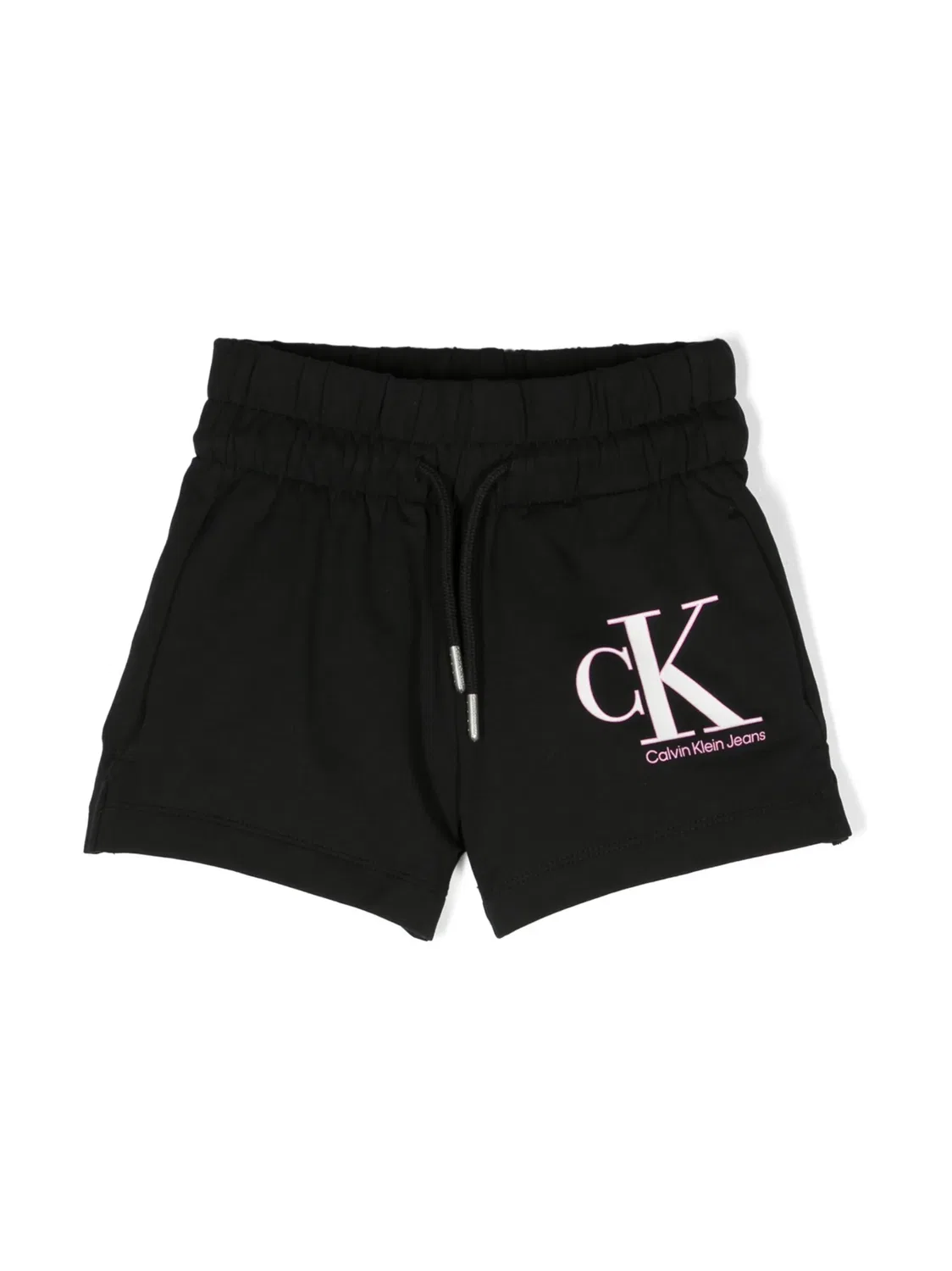 Шорты с логотипом и шнурком Calvin Klein, черный