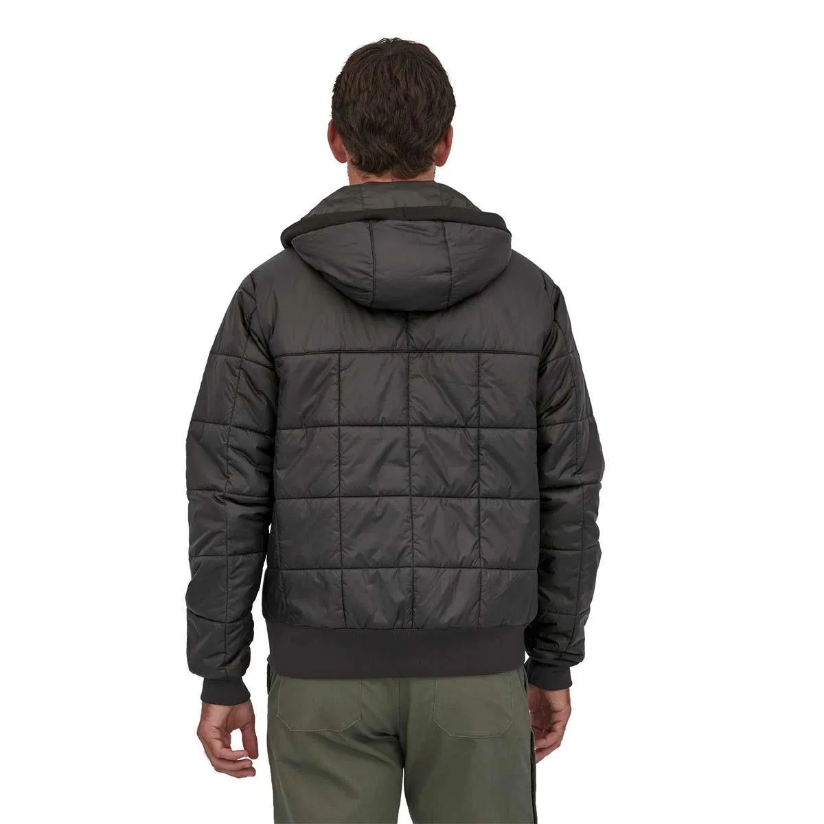 Куртка мужская стеганая с капюшоном Box Quilted Hoody Patagonia, Black — фото 2
