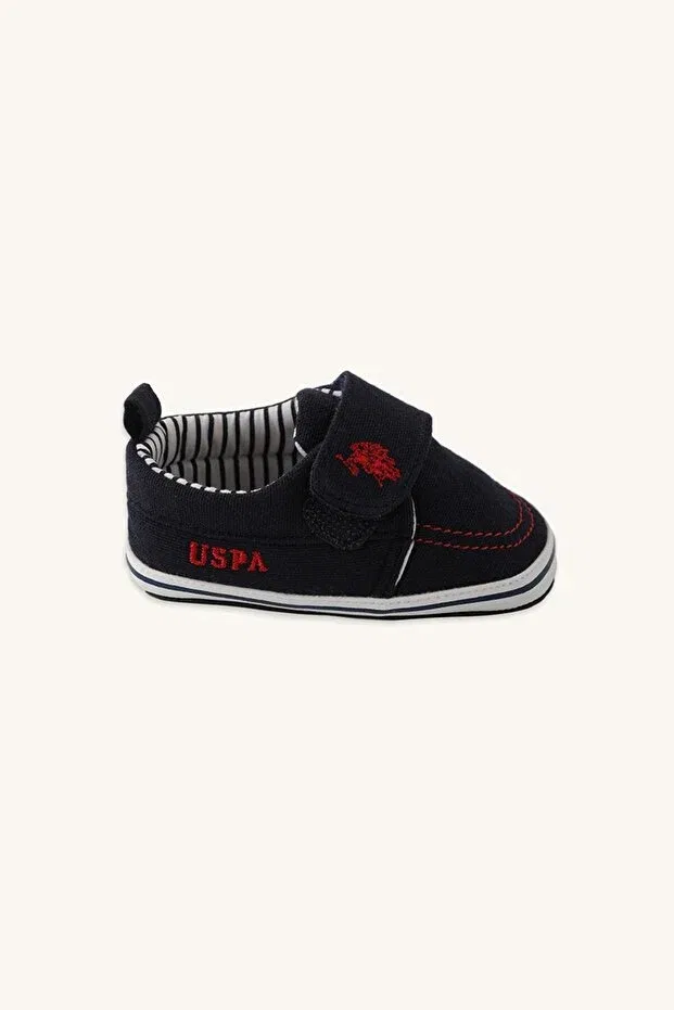 Детские тапочки для девочек на липучке U.S. Polo Assn., Navy Blue