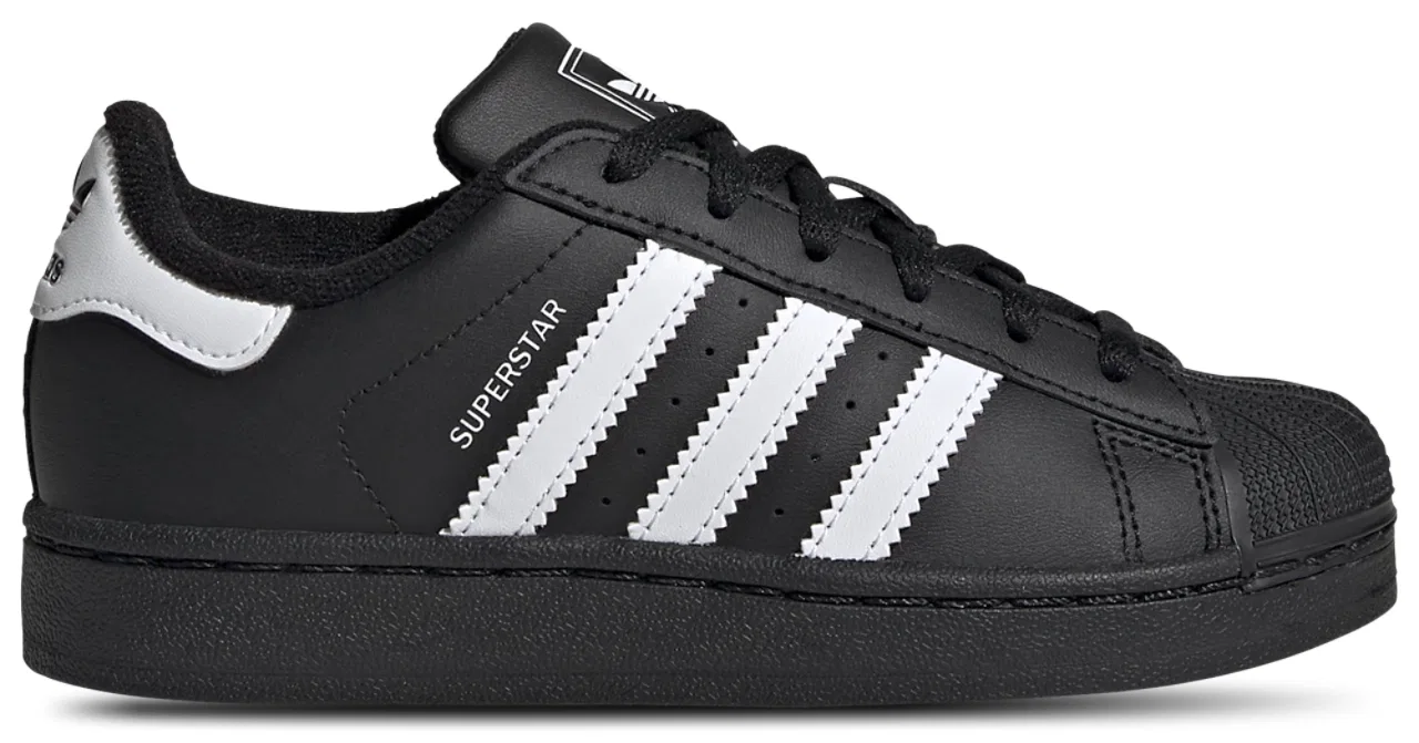 Кроссовки для мальчиков Superstar Adidas, белый/черный