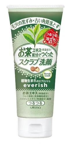 Гель для умывания Everish Green Tea Scrub Face Wash Utena, 135 г