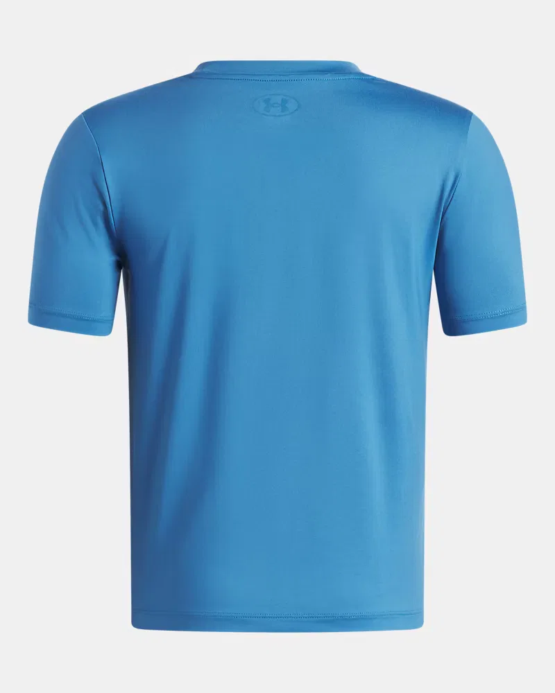 Футболка с коротким рукавом для мальчиков быстросохнущая UA Vanish UnderArmour, Aegean Blue — фото 2