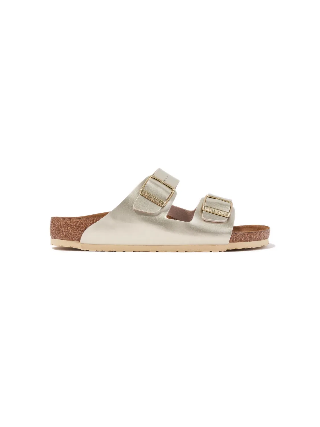 Сандалии Arizona с двойными пряжками Birkenstock, золотой