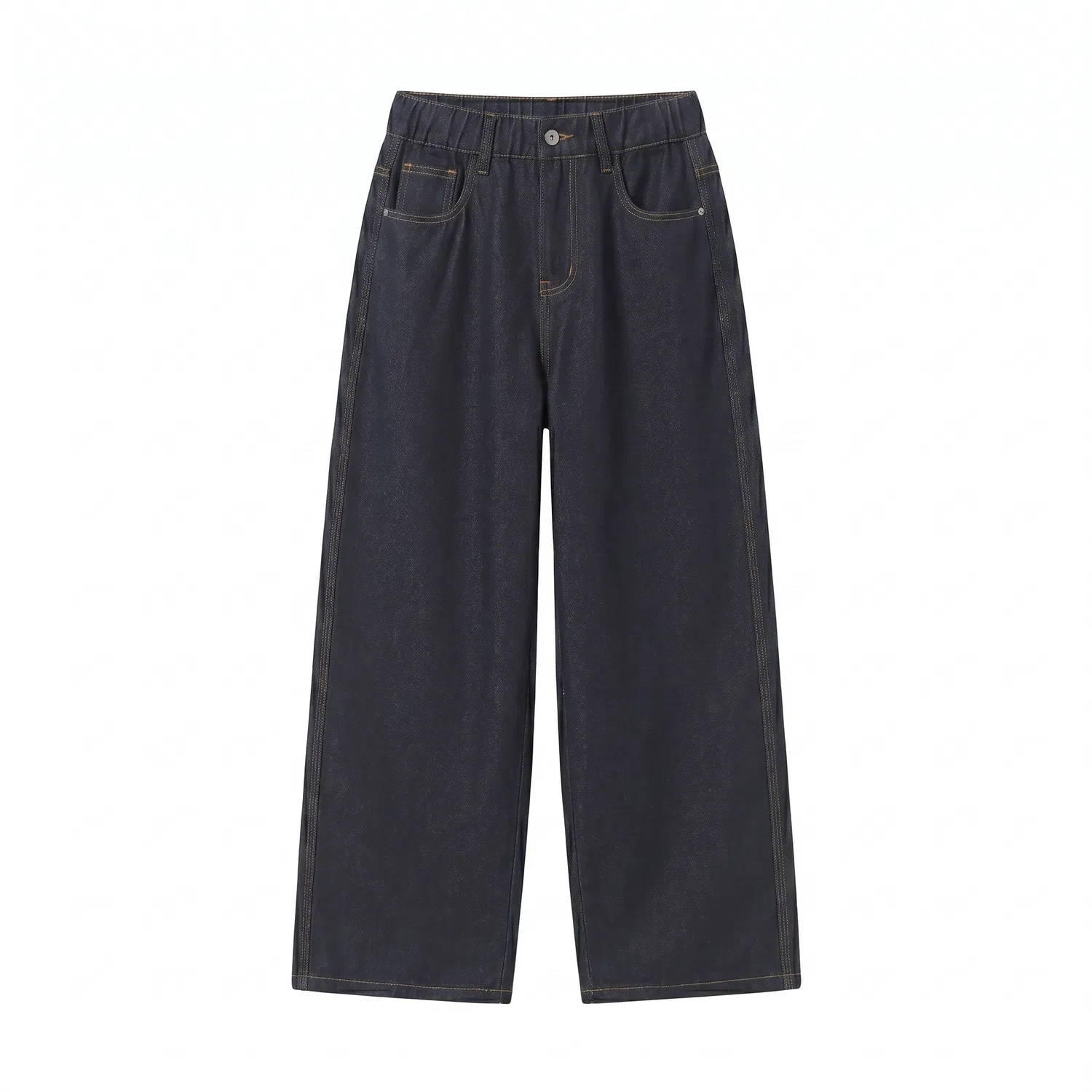 Детские джинсы свободные Red Bean, Dark Blue