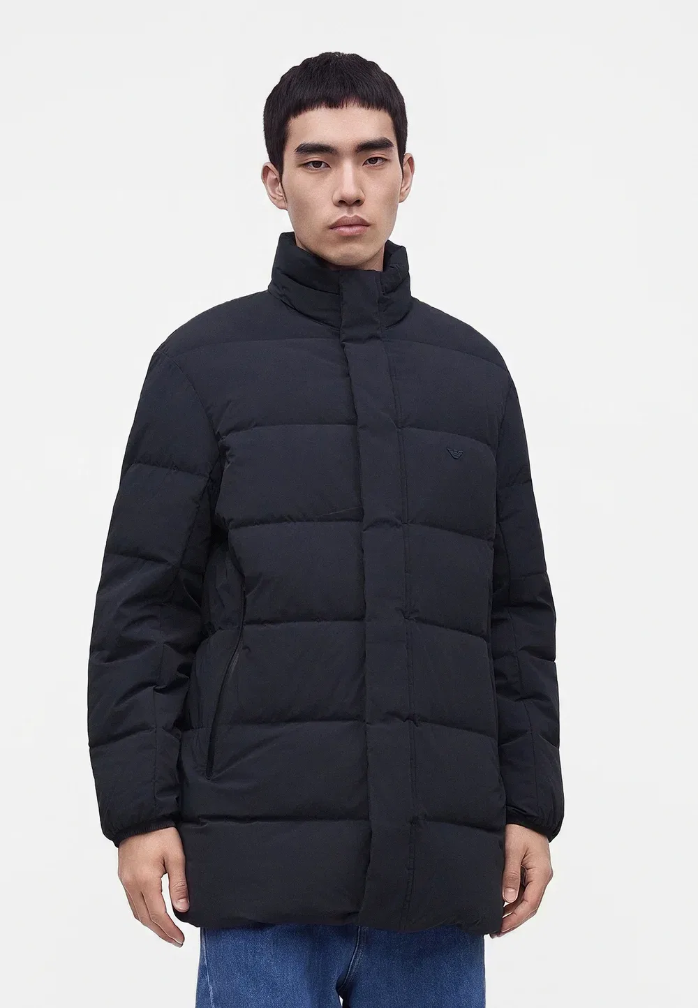 Куртка - пуховое пальто Emporio Armani, Dark Blue