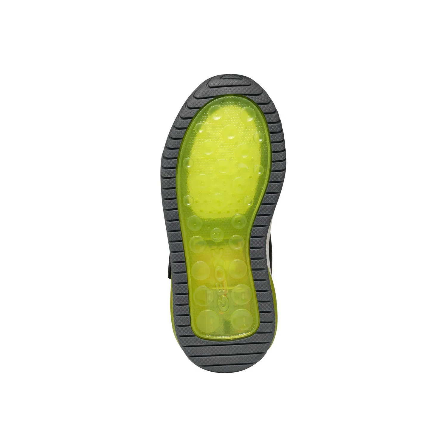 Детские кроссовки с подсветкой Geox, Black/Lime — фото 3