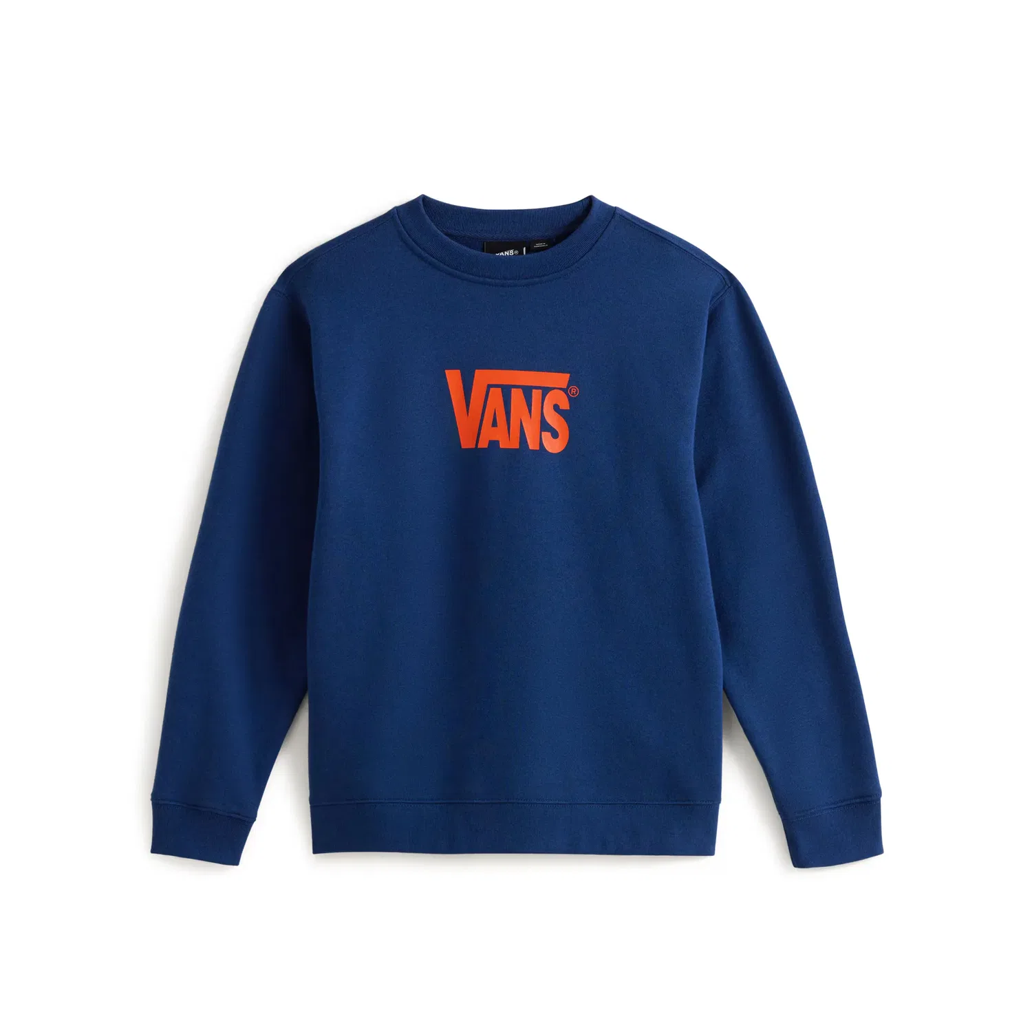Детская худи для мальчиков с принтом Stretch Logo Crew Vans, Azul Índigo