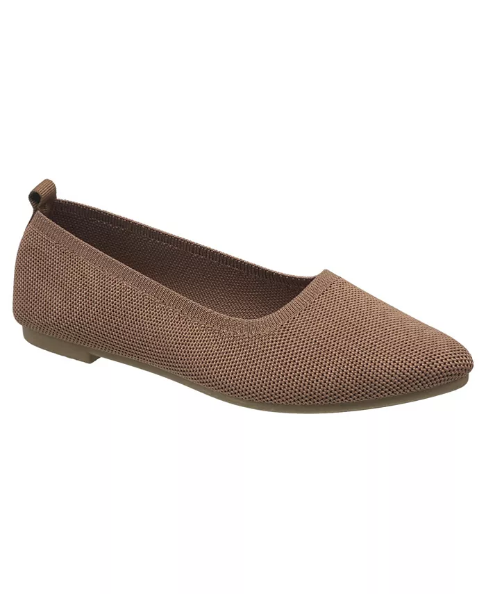 Женские балетки Caputo Knit French Connection, коричневый