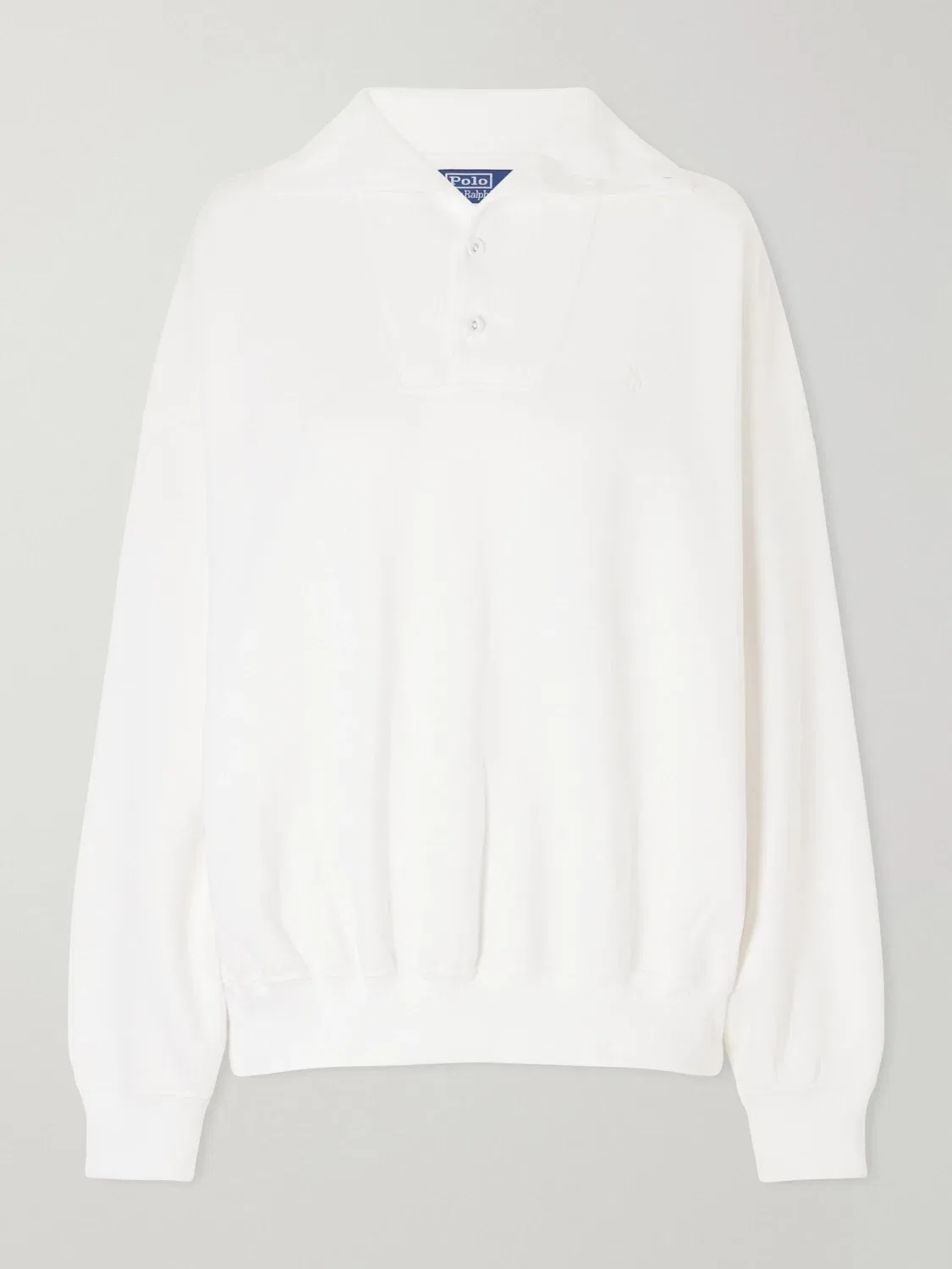 Свитшот из хлопка с логотипом Уимблдона POLO RALPH LAUREN, белый