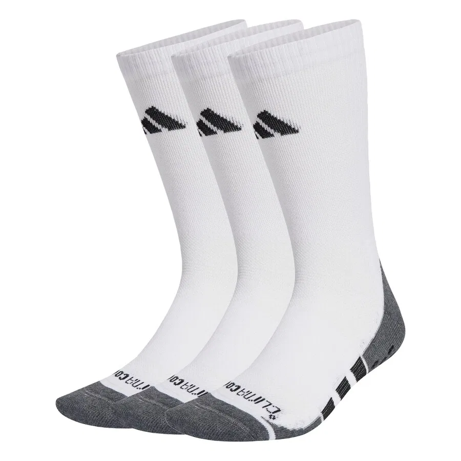 Спортивные носки ADIDAS PERFORMANCE 'Performance Grip CLIMACOOL Cushioned Crew 3 пары' белого цвета