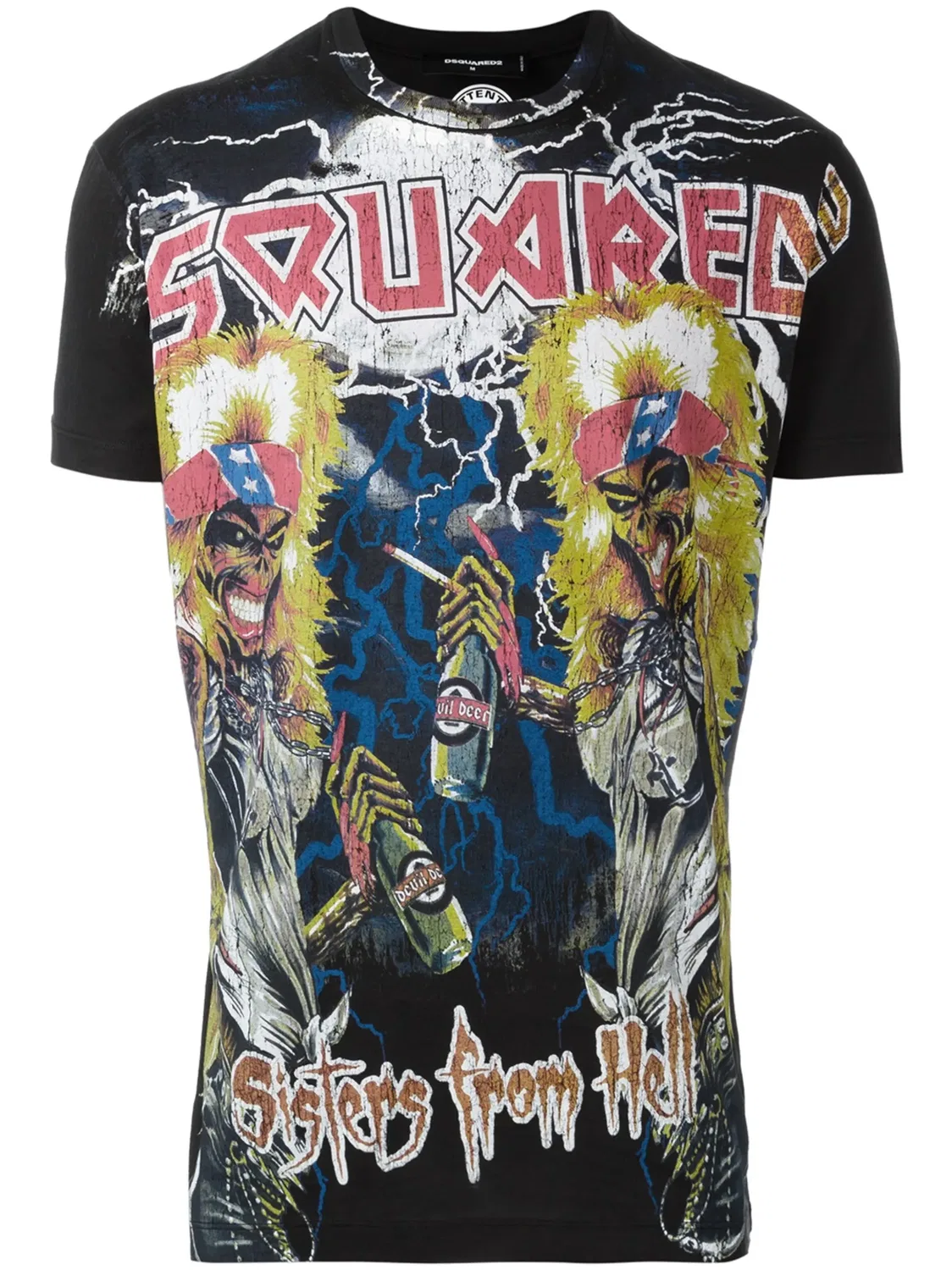 Футболка "Sisters from Hell" Dsquared2, черный