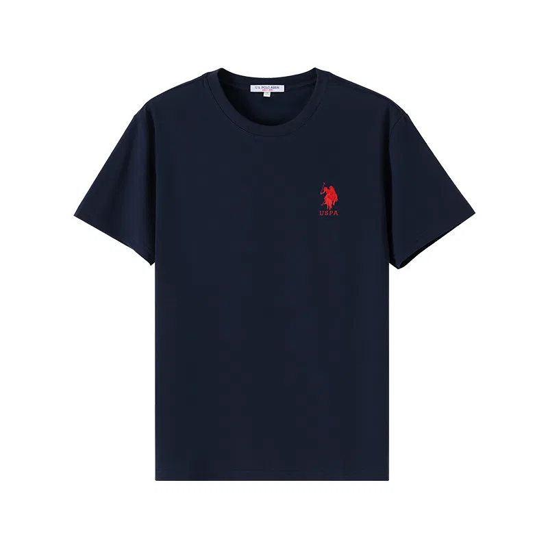 Футболка с круглым вырезом, прямой крой, U.S. POLO ASSN., Blue — фото 3